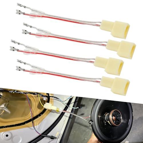 【並行輸入品】gunroil 4個 カーステレオプラグアダプター バスケーブル 変換アダプター プラグアダプター カーチューニングアクセサリー |  | 01