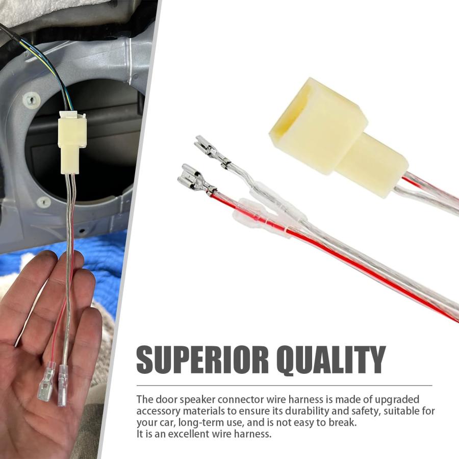 【並行輸入品】gunroil 4個 カーステレオプラグアダプター バスケーブル 変換アダプター プラグアダプター カーチューニングアクセサリー |  | 06