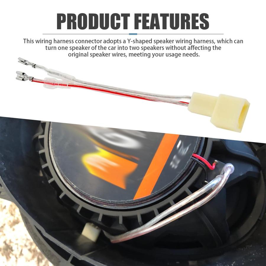 【並行輸入品】gunroil 4個 カーステレオプラグアダプター バスケーブル 変換アダプター プラグアダプター カーチューニングアクセサリー |  | 09