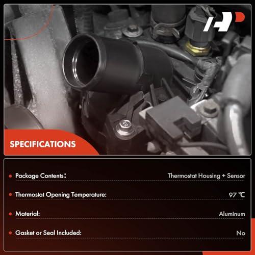 【並行輸入品】 A Premium Engine Coolant Thermostat Housing Assembly with Sensorの画像