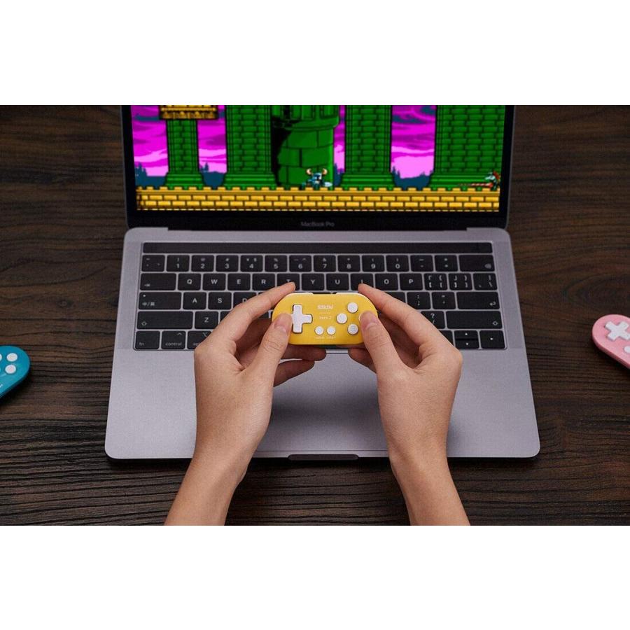 8bitdo ZERO ゲームパッド コントローラー ブルー イエロー ピンク android macOS windows Nintendo Switch ワイヤレス スマホ タブレット iPad |  | 03