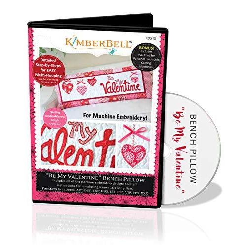 Kimberbell Be My Valentine ベンチピローマシン 刺繍CD KD515[並行輸入品]｜important｜02