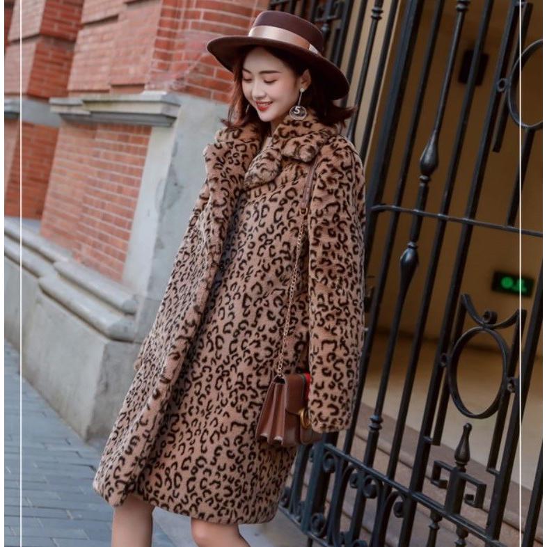 税込 フリーサイズ チェスターコート ファー レオパード柄 ヒョウ柄 チェスターコート フェイクファー レオパード柄 トレンド コート アウター Affaires Sociales Gouv Cg