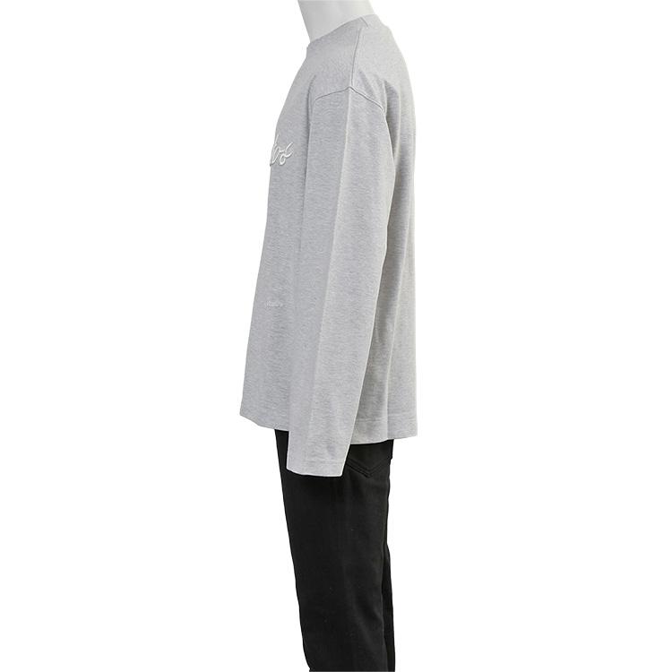 アクネストゥディオス Acne Studios ロンT 3D刺繍ロゴ 長袖 鹿の子 Tシャツ CL0369-92Hの画像