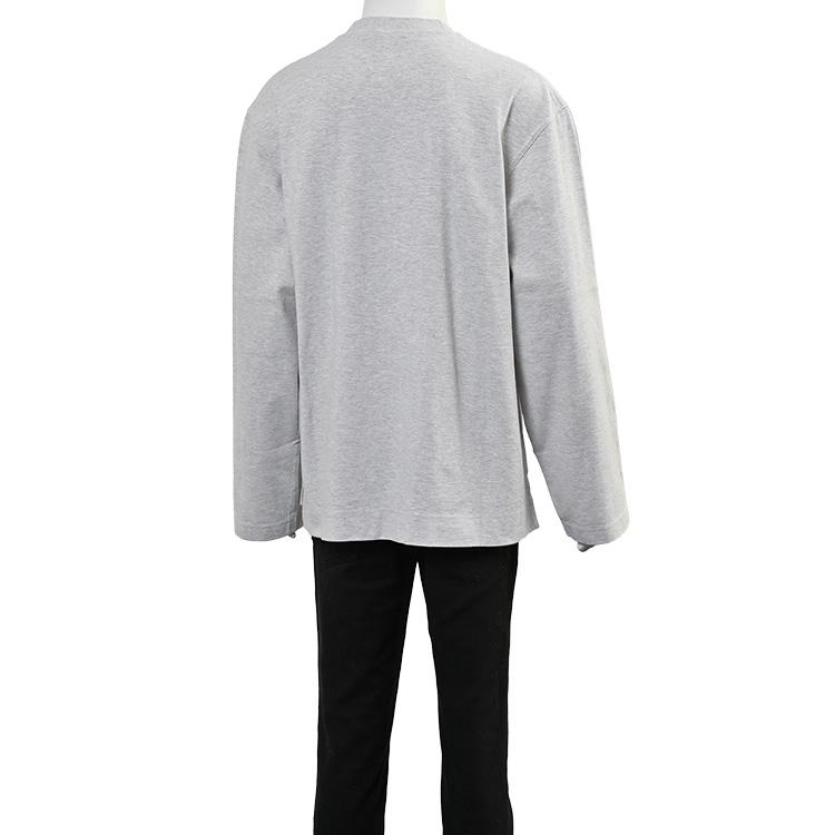 アクネストゥディオス Acne Studios ロンT 3D刺繍ロゴ 長袖 鹿の子 Tシャツ CL0369-92Hの画像