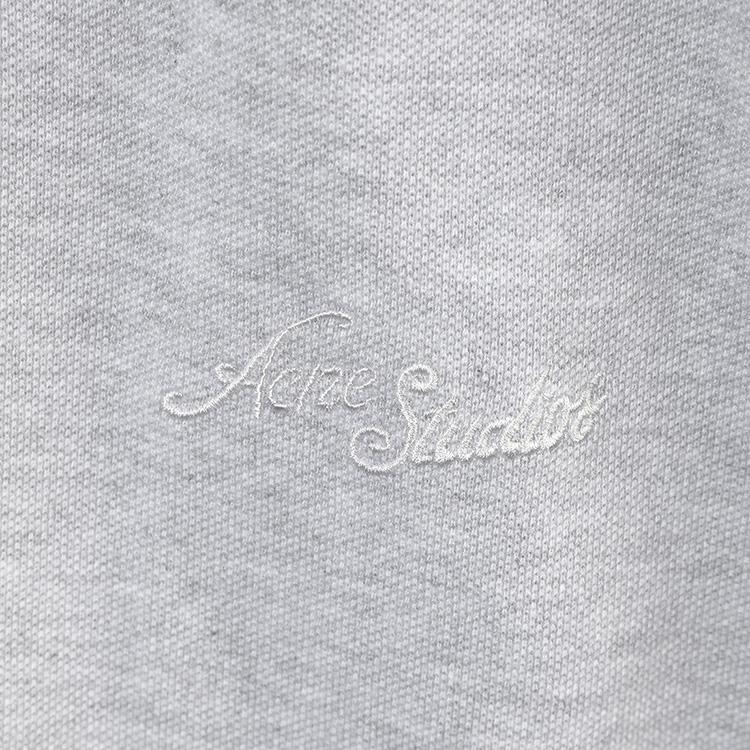 アクネストゥディオス Acne Studios ロンT 3D刺繍ロゴ 長袖 鹿の子 Tシャツ CL0369-92Hの画像