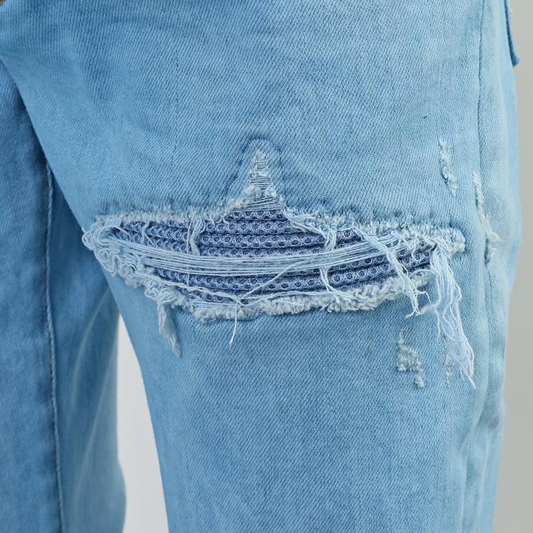 AMIRI アミリ AMDNSY1022 ASHLEY_BLUE Overdyed Mesh MX1 JEAN オーバーダイ メッシュ ダメージ デニムの画像