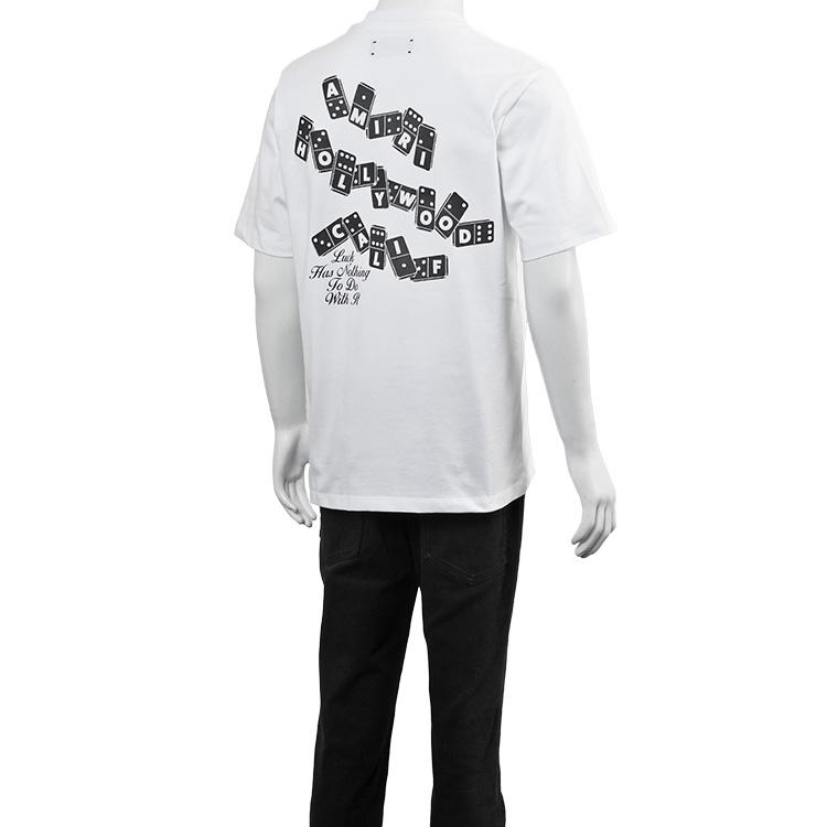 AMIRI（アミリ） Tシャツ DOMINO TEE AMTOJR1023-100 WHITE 2026プレ