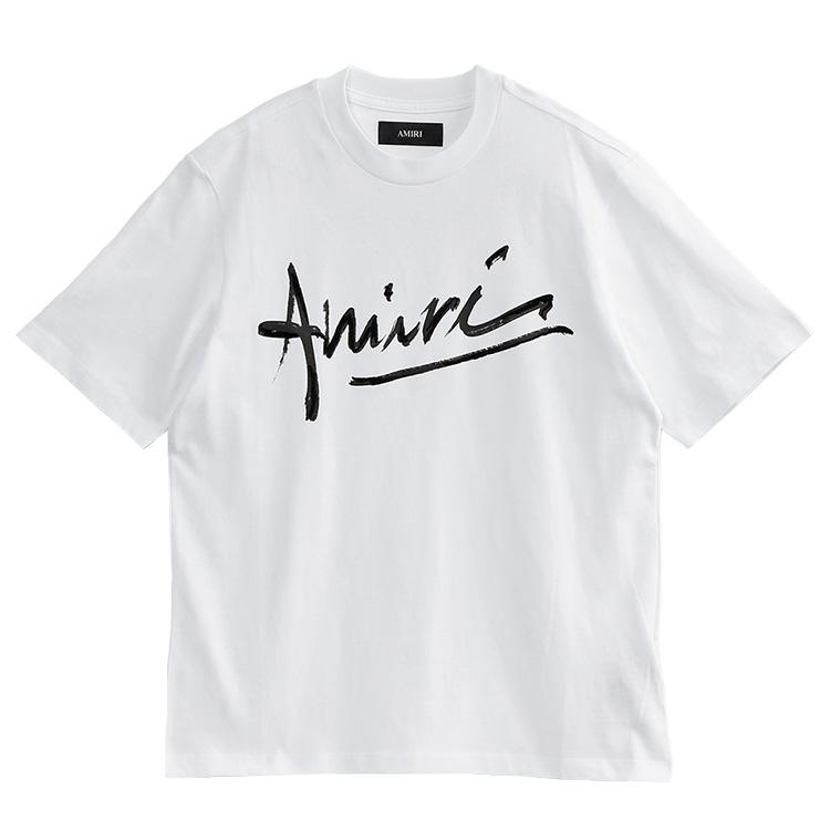 【AMIRI】アミリ ロゴTシャツ AMIRI（アミリ） スクリプト ロゴ Tシャツ イージーフィット SCRIPT