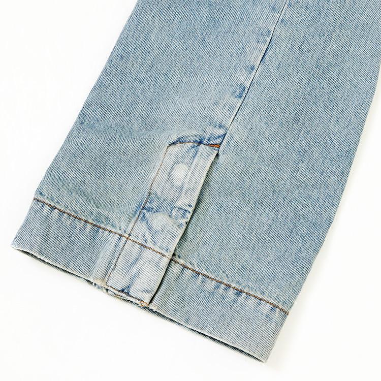 アミリ AMIRI リップド ジーンズ MX1 STRAIGHT FLARE JEAN AMBMJE1026-575 MIST INDIGOの画像