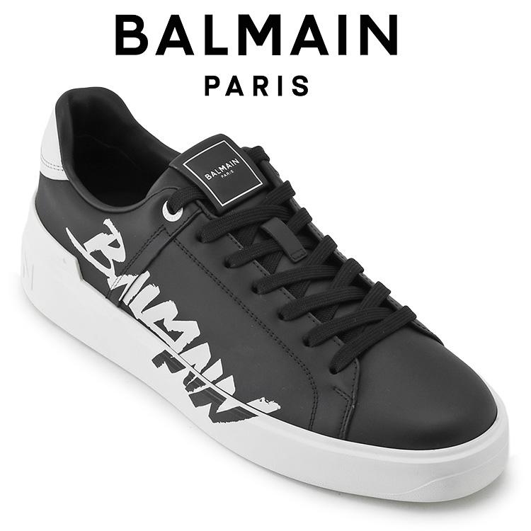 BALMAIN バルマン B-Court プリントレザースニーカー BALMAIN バルマン B-Court プリントレザースニーカー