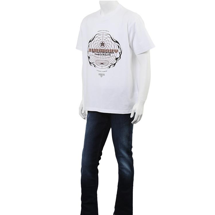 バーバリー BURBERRY ロゴグラフィックプリント オーバーサイズTシャツ 8049457-A1464 WHITE｜importbrand-jp｜04