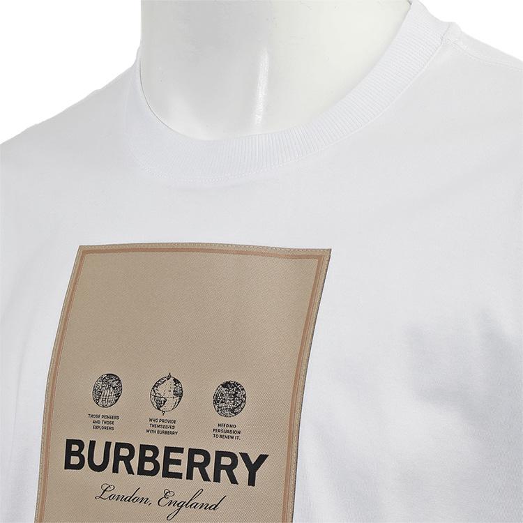 バーバリー BURBERRY SERGIO ラベルロゴ オーバーサイズ Tシャツ 