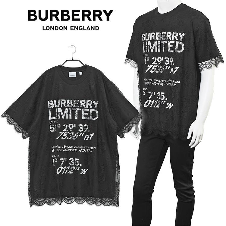 バーバリー BURBERRY レース オーバーレイコーディネートプリント 