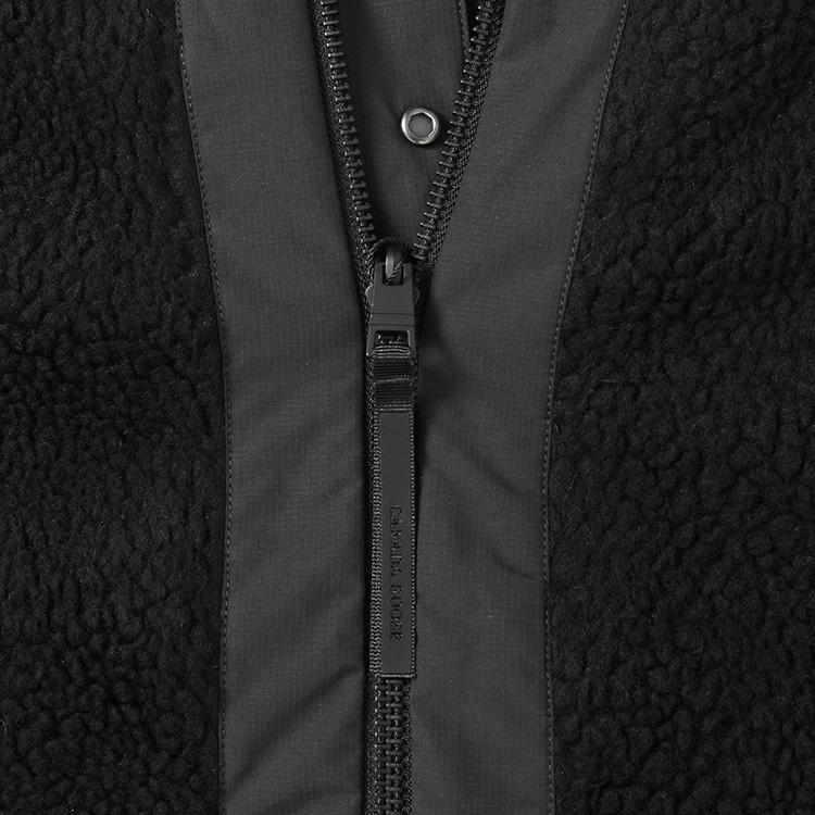 カナダグース CANADA GOOSE アルバーニ リバーシブル フリース ボンバー 7067M ALBERNI REVERSIBLE FLEECE BOMBER-9381 BLACKの画像
