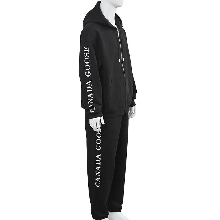 カナダグース CANADA GOOSE セットアップ ローヴ フルジップ ローヴ ジョガー 1540M1 1287M2 ブラック メンズ リラックスフィットの画像
