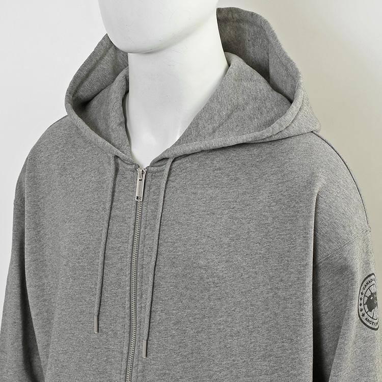 カナダグース CANADA GOOSE セットアップ ローヴ フルジップ ローヴ ジョガー 1540M1 1287M2 Stone Heather オーガニックコットン メンズの画像