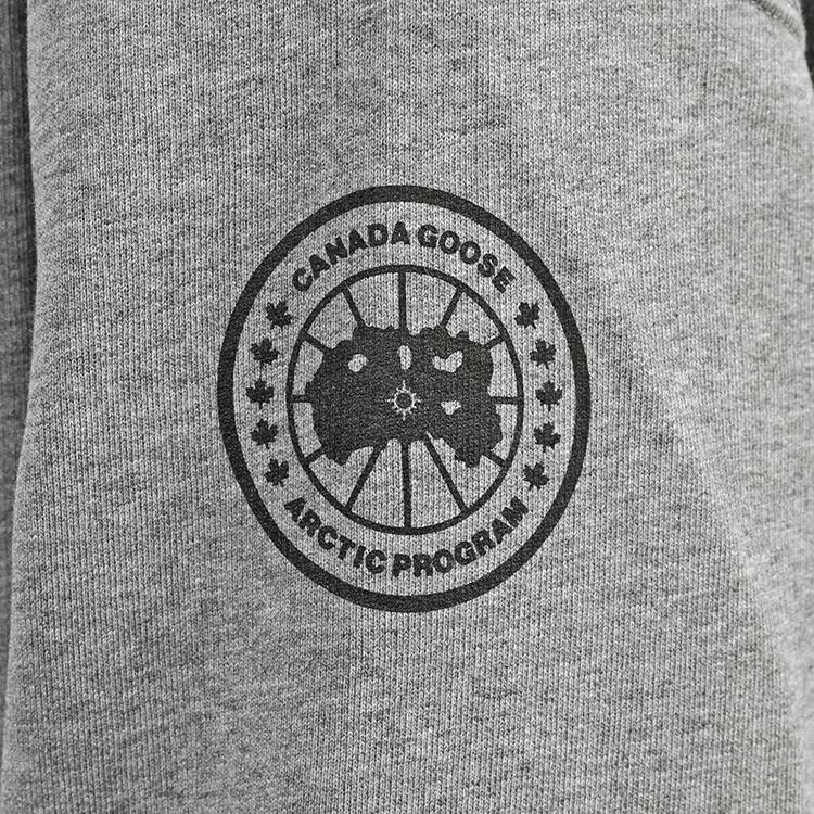 カナダグース CANADA GOOSE セットアップ ローヴ フルジップ ローヴ ジョガー 1540M1 1287M2 Stone Heather オーガニックコットン メンズの画像