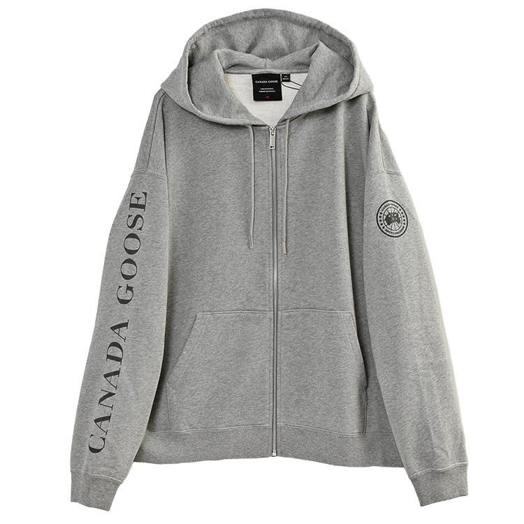 カナダグース CANADA GOOSE セットアップ ローヴ フルジップ ローヴ ジョガー 1540M1 1287M2 Stone Heather オーガニックコットン メンズの画像