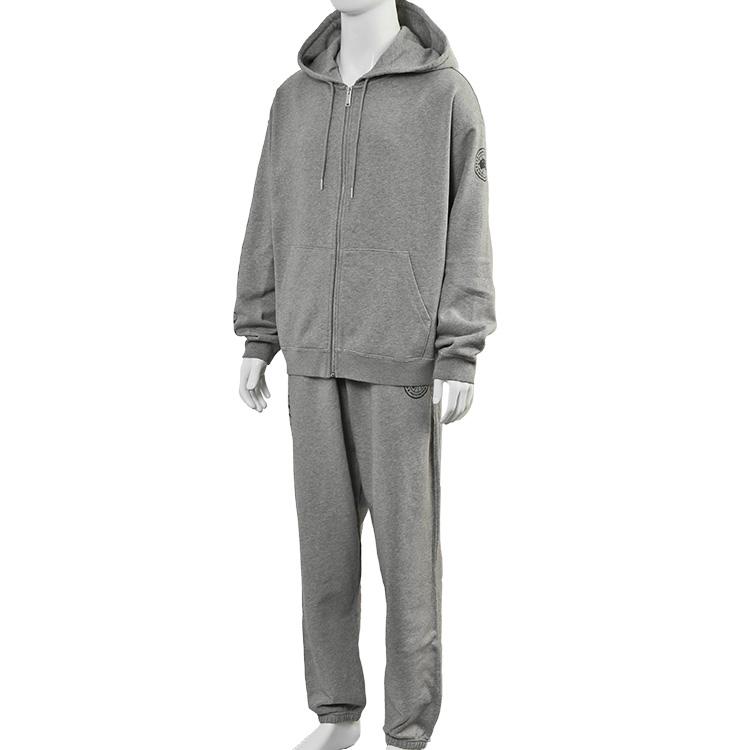 カナダグース CANADA GOOSE セットアップ ローヴ フルジップ ローヴ ジョガー 1540M1 1287M2 Stone Heather オーガニックコットン メンズの画像