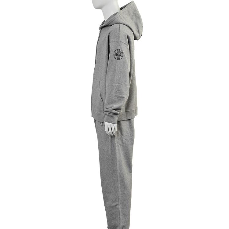 カナダグース CANADA GOOSE セットアップ ローヴ フルジップ ローヴ ジョガー 1540M1 1287M2 Stone Heather オーガニックコットン メンズの画像