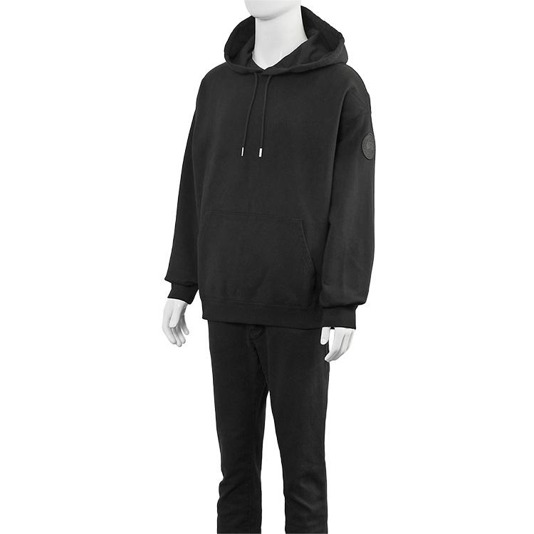 カナダグース CANADA GOOSE ローヴ フーディー パーカー 1549MT ROVE HOODY WITH TONAL DISC メンズ ブラック リラックスフィットの画像