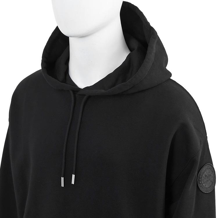 カナダグース CANADA GOOSE ローヴ フーディー パーカー 1549MT ROVE HOODY WITH TONAL DISC メンズ ブラック リラックスフィットの画像