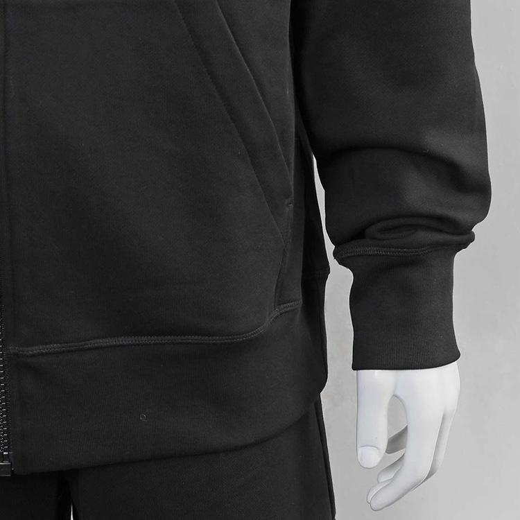 カナダグース メンズ セットアップ パーカー スウェット ハーフパンツ 7401M HURON FULL ZIP HOODY/7407M HURON SHORTS-61 BLACKの画像