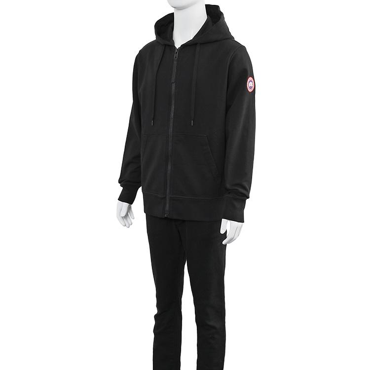 カナダグース CANADA GOOSE パーカー 7401M HURON FULL ZIP HOODY-61 BLACK｜importbrand-jp｜05