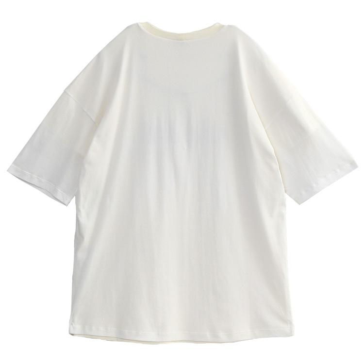 セリーヌ CELINE ダブルレイヤー Tシャツ RX0DT0F17-01OB：ホワイトの画像