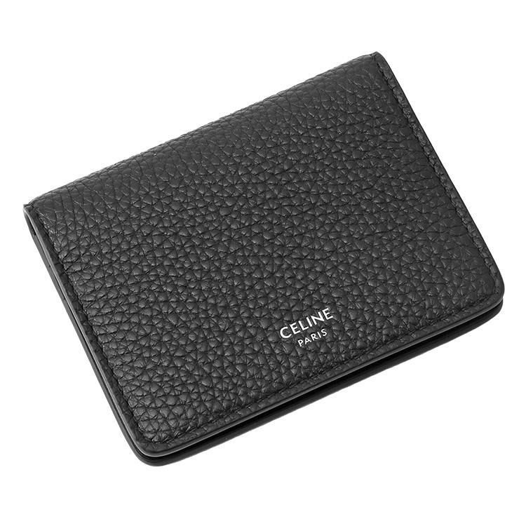 CELINE セリーヌ カードケース バイフォールドカードホルダー L100J2X98-38SI レザー コンパクトの画像