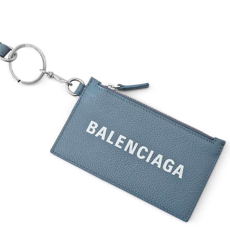 バレンシアガ BALENCIAGA Cash カードケース付き キーリング 594548