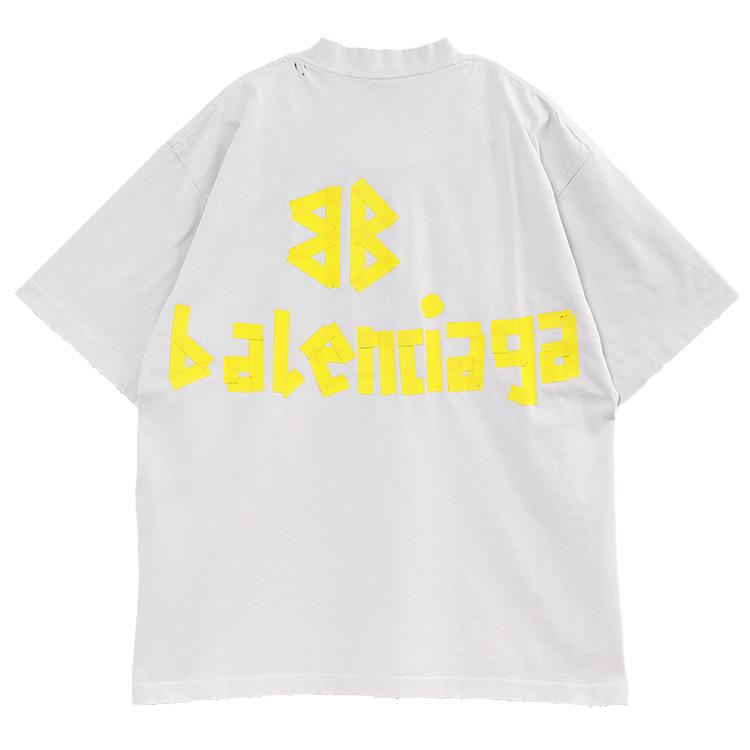 BALENCIAGA バレンシアガ Tape Type Tシャツ ミディアムフィット BALENCIAGA バレンシアガ Tape Type Tシャツ ミディアムフィット