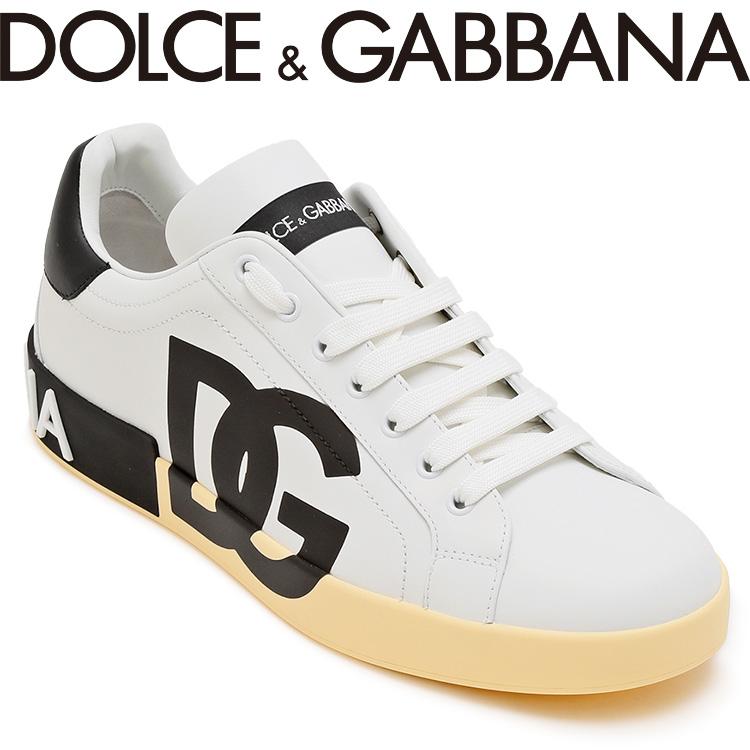 ドルチェ&ガッバーナ DOLCE&GABBANA ポルトフィーノ スニーカー カーフスキン DGロゴ CS1772-AC330-89697