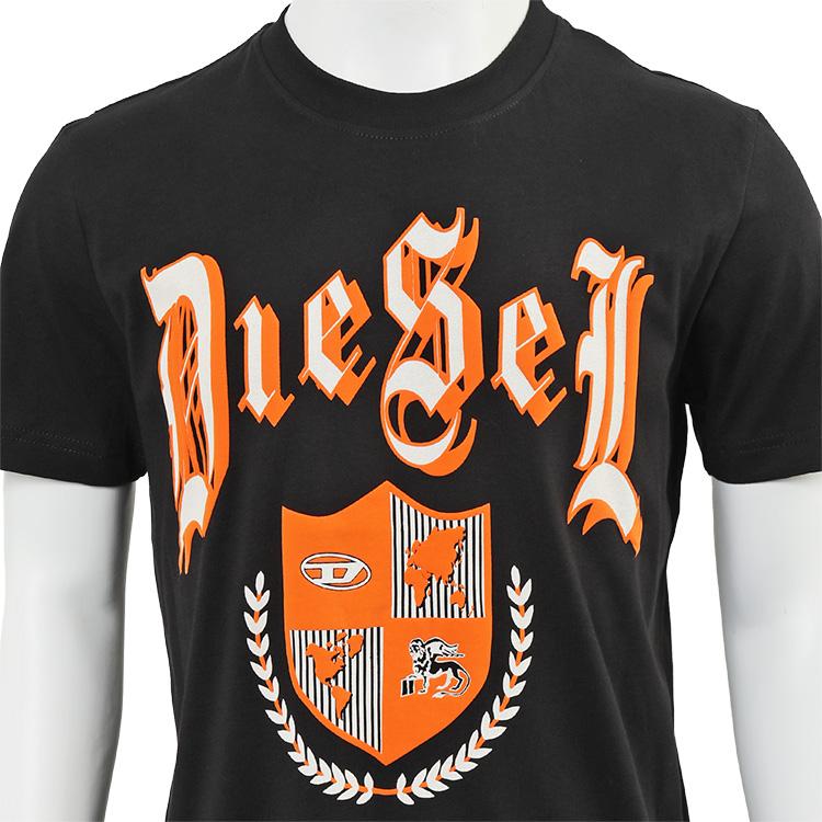DIESEL ディーゼル Tシャツ エンブレム ロゴプリント A11044 DIESEL ディーゼル Tシャツ エンブレム ロゴプリント A11044