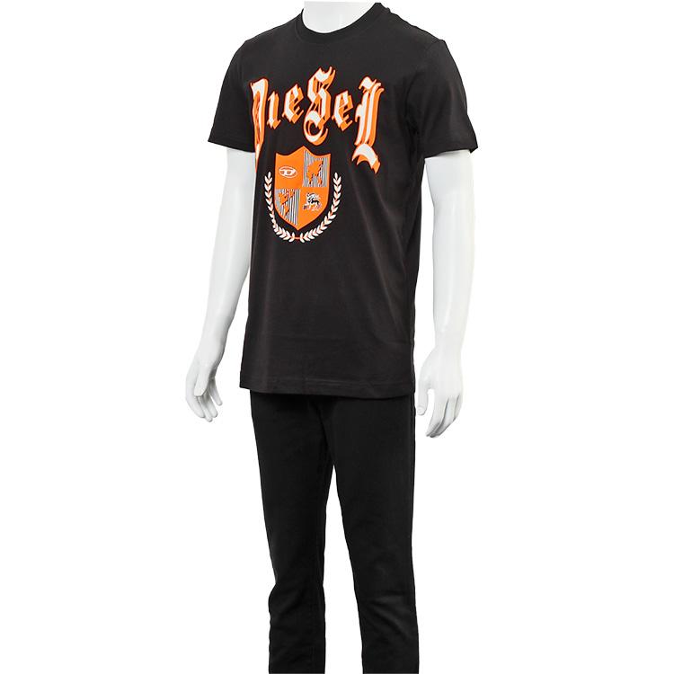 DIESEL ディーゼル Tシャツ エンブレム ロゴプリント A11044 DIESEL ディーゼル Tシャツ エンブレム ロゴプリント A11044