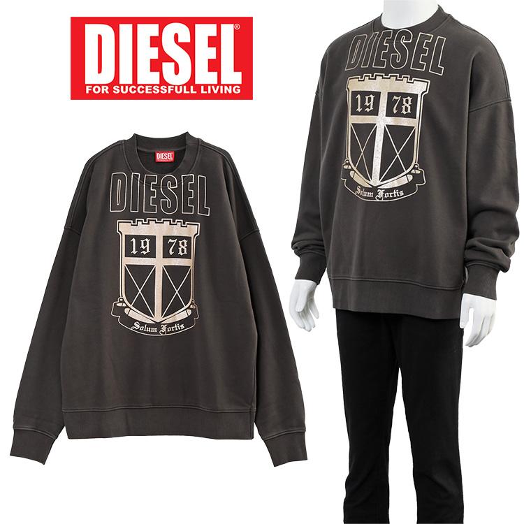 DIESEL（ディーゼル） トレーナー バフプリント A11442-0AMDN S-ROB-L2