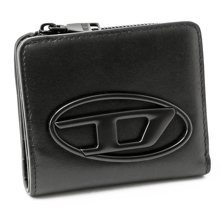 DIESEL（ディーゼル） 二つ折り財布 L字ジップ X10398-PR818 HOLI -D