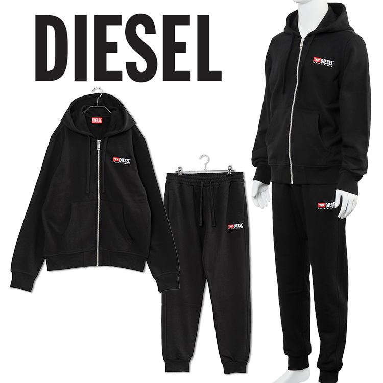 DIESEL セットアップ パーカー スウェットパンツ A03769-0GEAD S-GINN