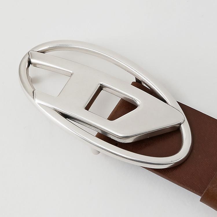DIESEL（ディーゼル） ワンダー オーバルD レザー ベルト X08516-PR666