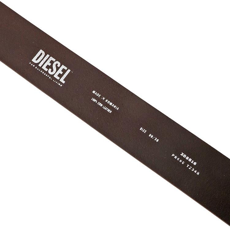 DIESEL（ディーゼル） ワンダー オーバルD レザー ベルト X08516-PR666