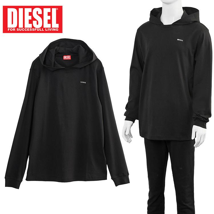 DIESEL（ディーゼル） ロンT パーカー フード付き T-BILL-LS-HOOD-MET