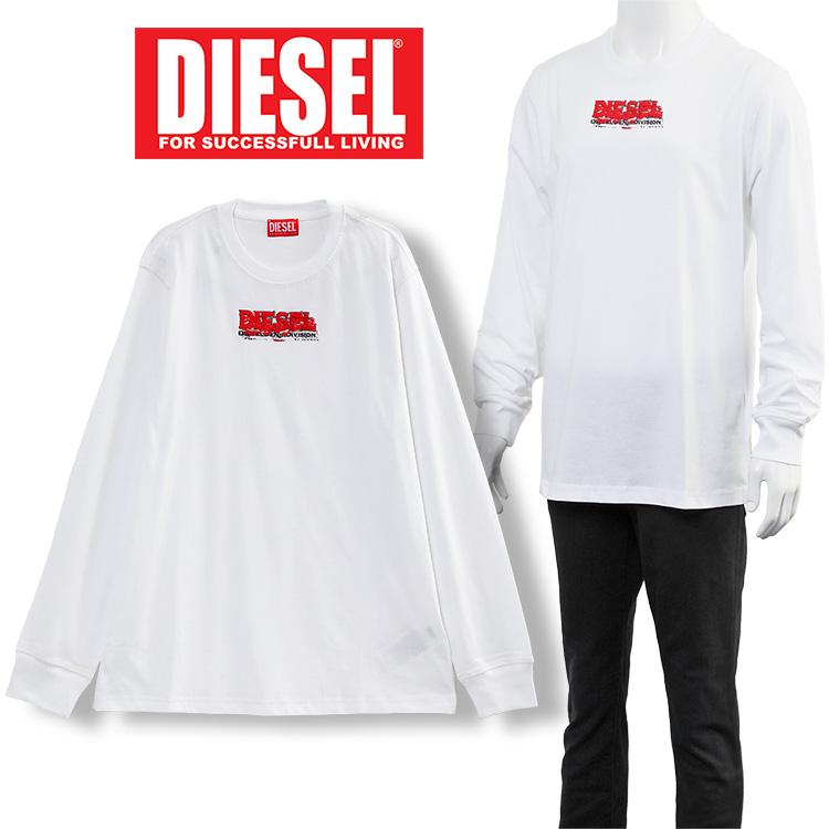DIESEL ディーゼル ロンT 長袖 Tシャツ A12517-0GRAI T-JUST-LS DIESEL ディーゼル ロンT 長袖 Tシャツ A12517-0GRAI T-JUST-LS