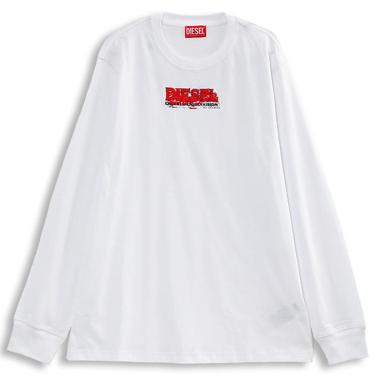 DIESEL ディーゼル ロンT 長袖 Tシャツ A12517-0GRAI T-JUST-LS DIESEL ディーゼル ロンT 長袖 Tシャツ A12517-0GRAI T-JUST-LS
