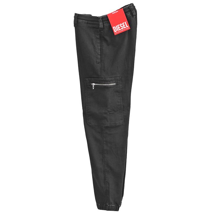 ディーゼル DIESEL ジョグジーンズ カーゴ D-LAB-TECH JOGG A19335-09N90 メンズ モダール混 裾ゴム スリムの画像