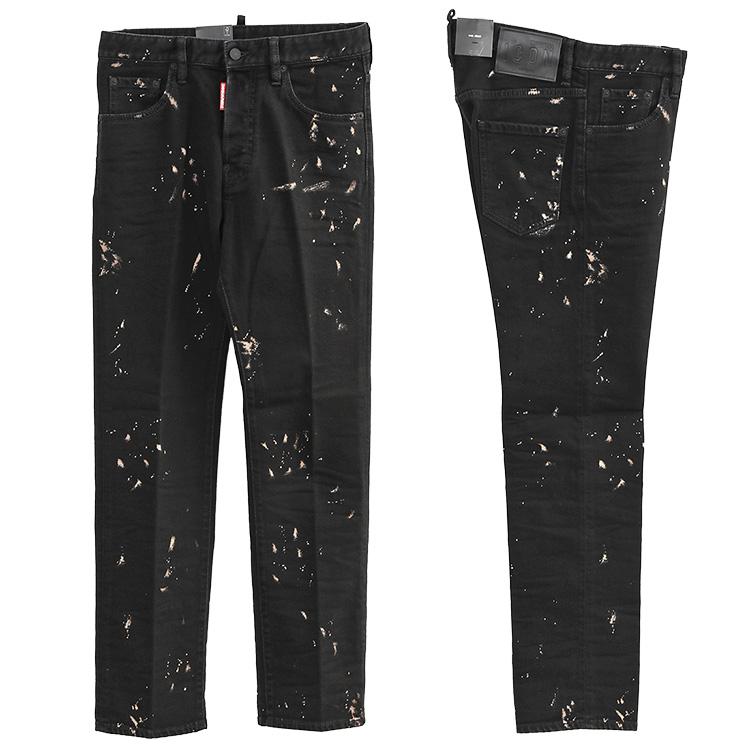 ディースクエアード DSQUARED2 642 ジーンズ Icon Black Milky Wash 642 Jean S79LA0070-S30564-900の画像