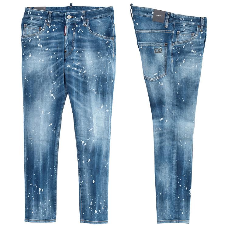 DSQUARED2 スケーター ジーンズ SPOTS WASH SKATER JEANS DSQUARED2 スケーター ジーンズ SPOTS WASH SKATER JEANS