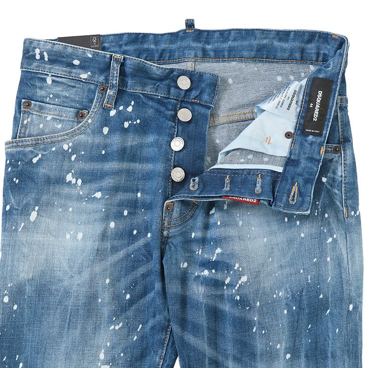 DSQUARED2 スケーター ジーンズ SPOTS WASH SKATER JEANS DSQUARED2 スケーター ジーンズ SPOTS WASH SKATER JEANS