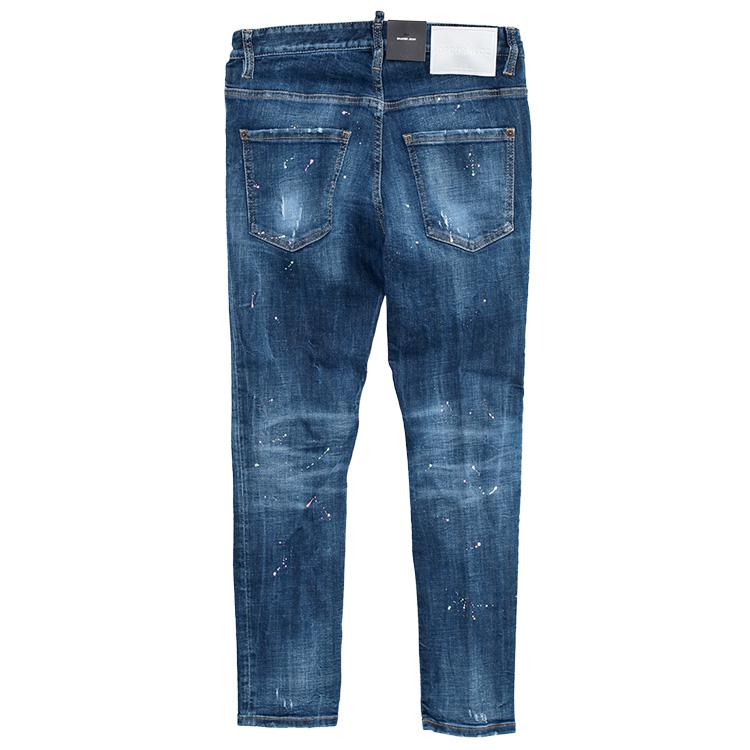 DSQUARED2 スケーター ジーンズ Pastel Spots Wash Skater Jeans DSQUARED2 スケーター ジーンズ Pastel Spots Wash Skater Jeans