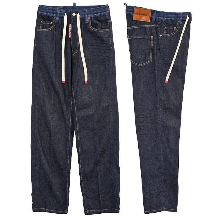 ディースクエアード DSQUARED2 ジーンズ 薄手 ドローストリング メンズ S74LB1859-S30825-470の画像
